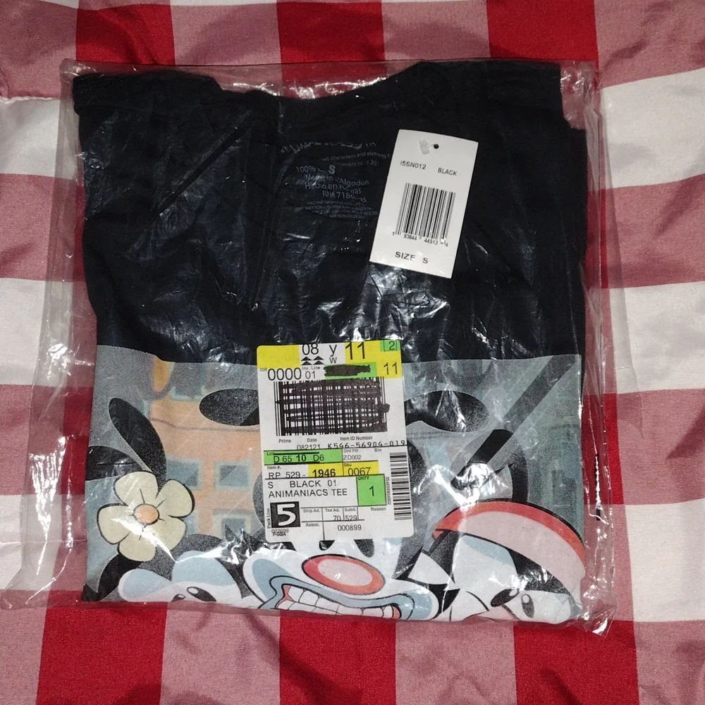 Women Animaniacs Shirt Black Size S - Picture 5 of 5